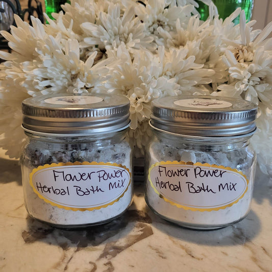 Flower Power Herbal Bath Mixture